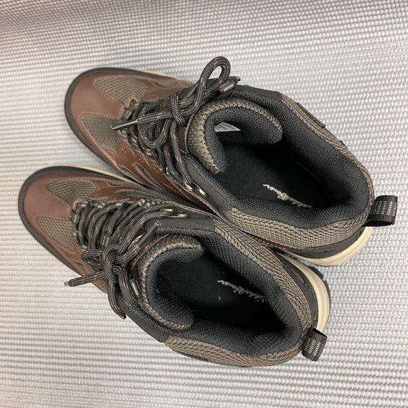 Eddie Bauer Graham Brown Leather Waterproof Hiking Boots Men’s Size 10.5 - Picture 10 of 11